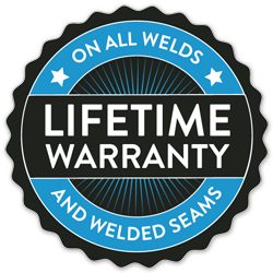 Husky® Portable Containment offers a lifetime warranty on all welds